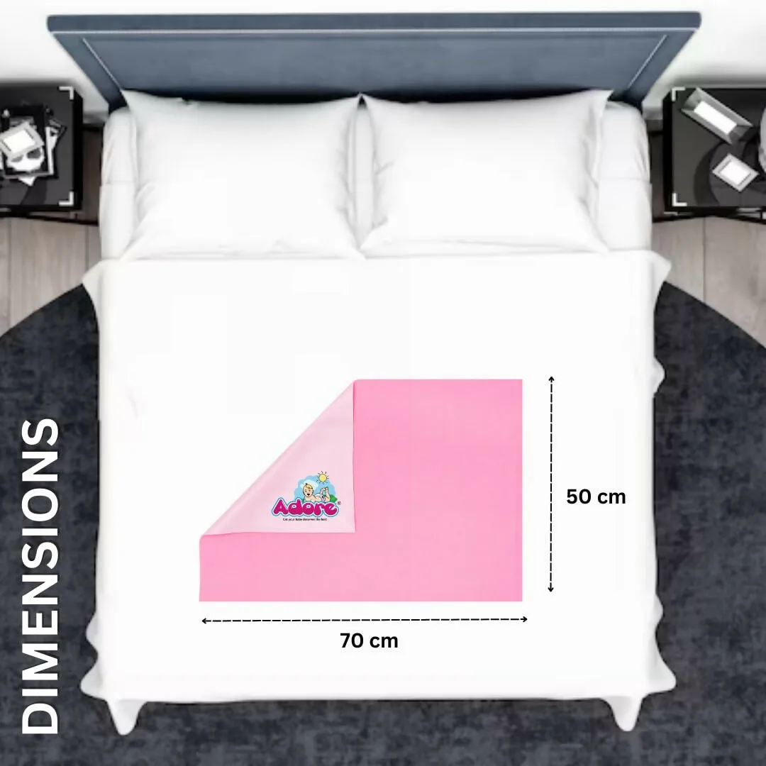 ADORE Instadry/dry sheet Baby Bed Protector Combo-Pack of 3