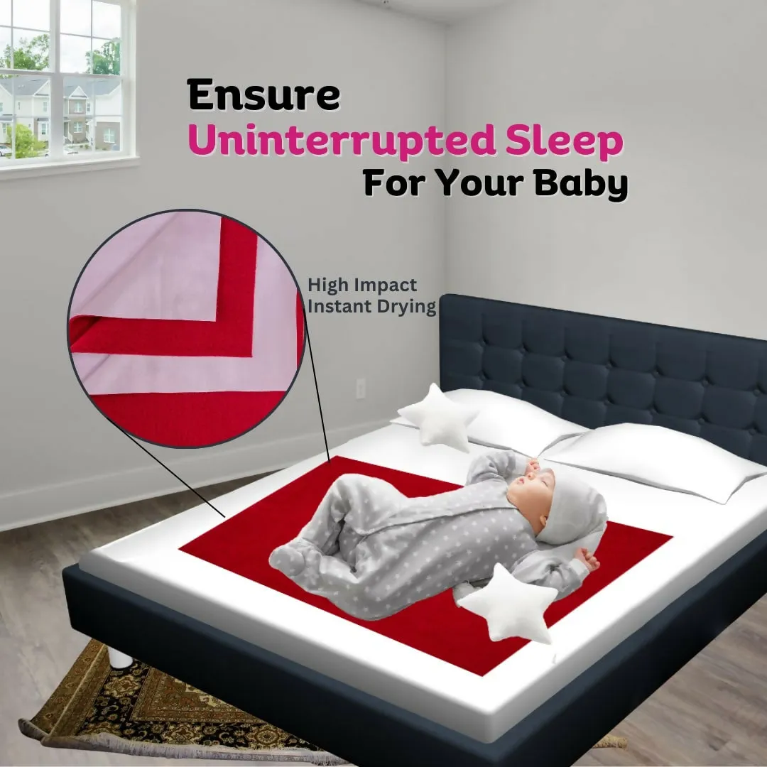 ADORE Instadry/dry sheet Baby Bed Protector Combo-Pack of 3