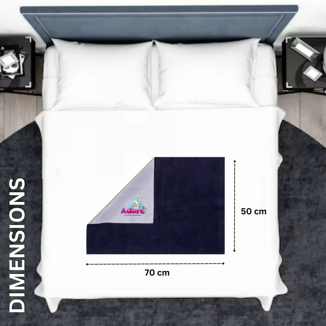 ADORE Instadry/dry sheet Baby Bed Protector Combo-Pack of 3