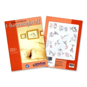 Bobbinwork & Redwork Hummingbirds CD by Cactus Punch