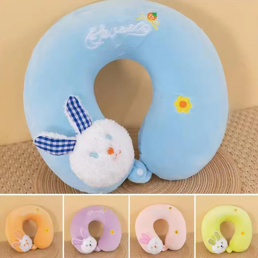 CARTOON RABBIT TRAVEL NECK PILLOW