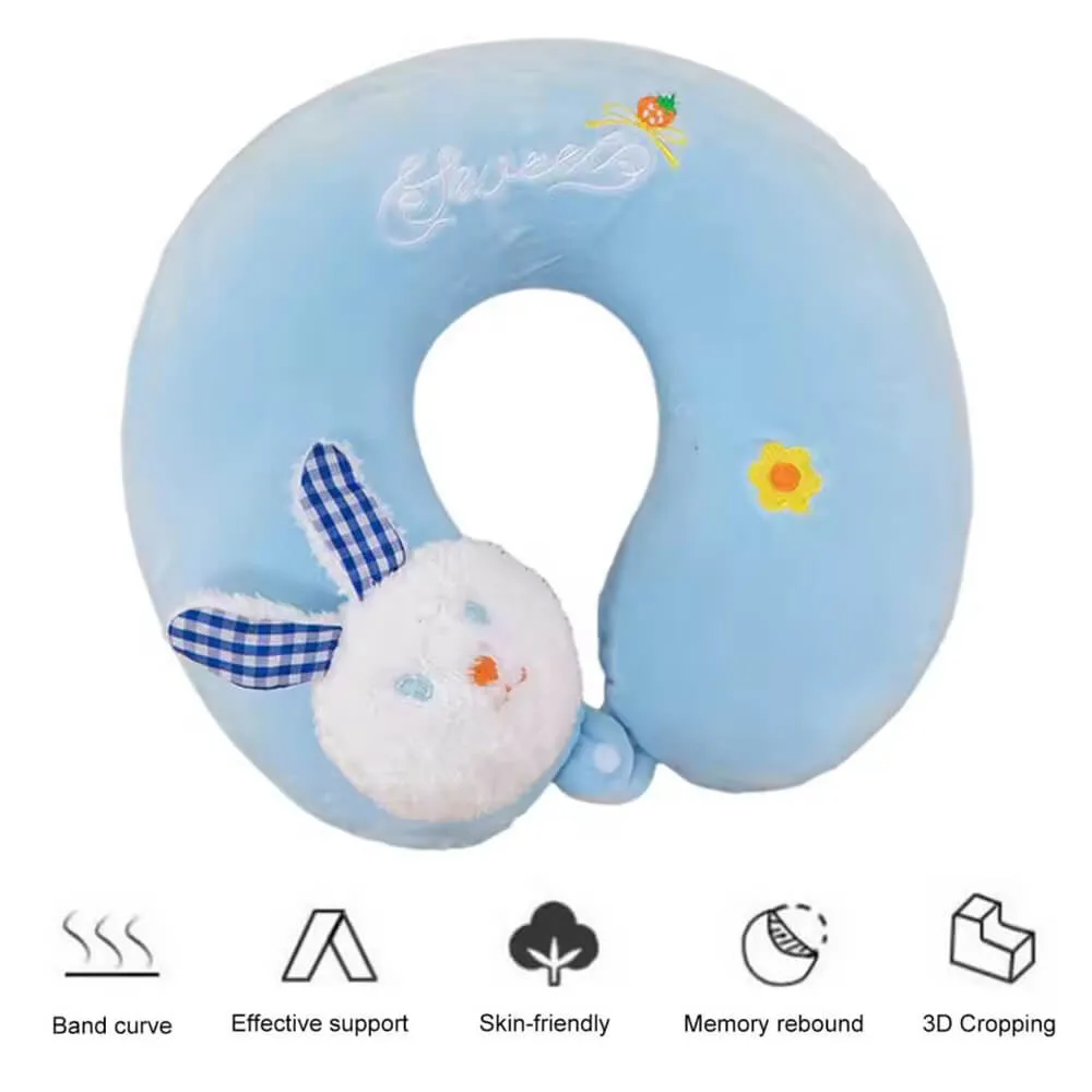 CARTOON RABBIT TRAVEL NECK PILLOW