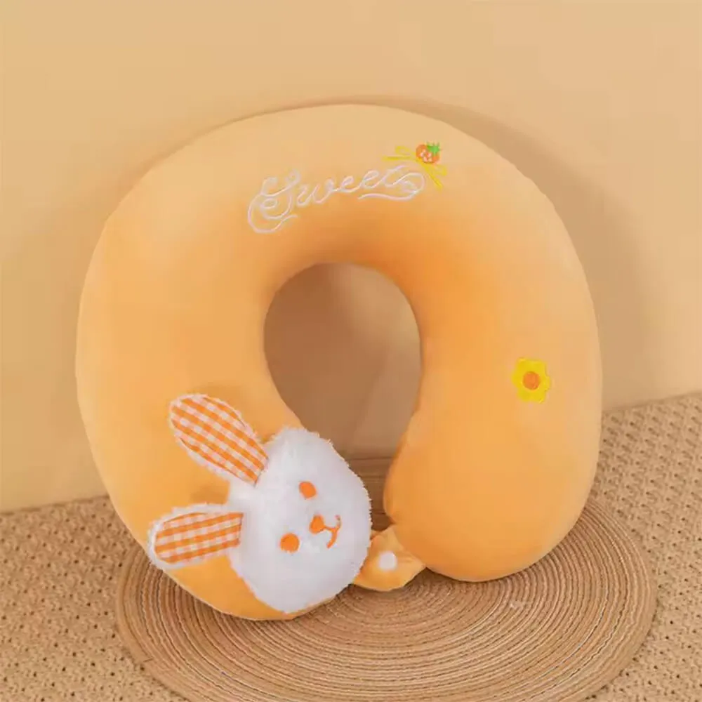 CARTOON RABBIT TRAVEL NECK PILLOW
