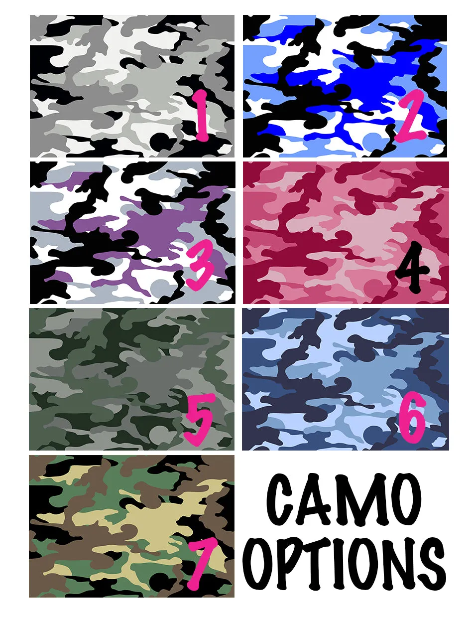 Cheerleading Custom Slides / Sandals - Camo