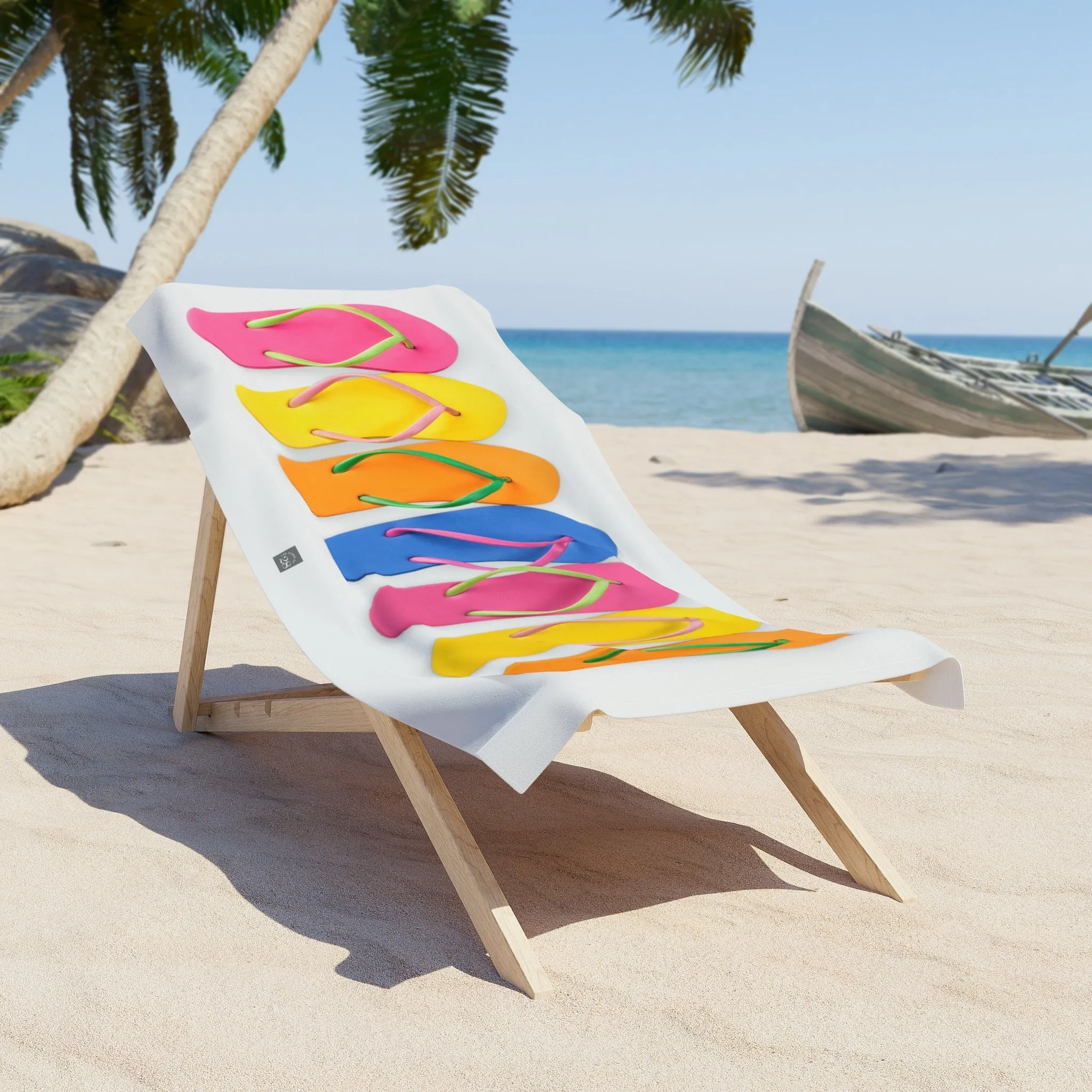 Flip-Flop Beach Towel