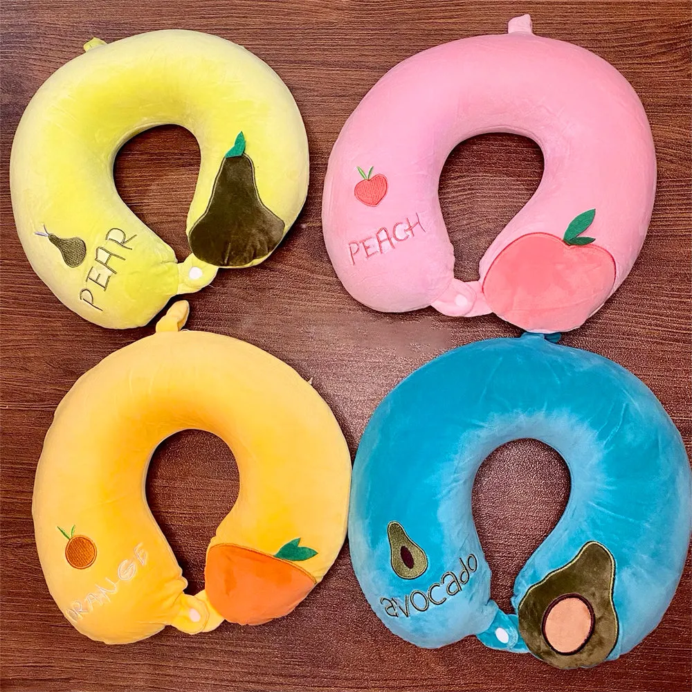 FRUIT PLUSH TRAVEL NECK PILLOW